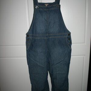 J Jill chambray Denim bib Overalls Medium 100% cotton